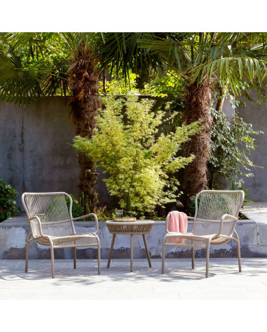 Fauteuil lounge LOOP corde Vincent Sheppard