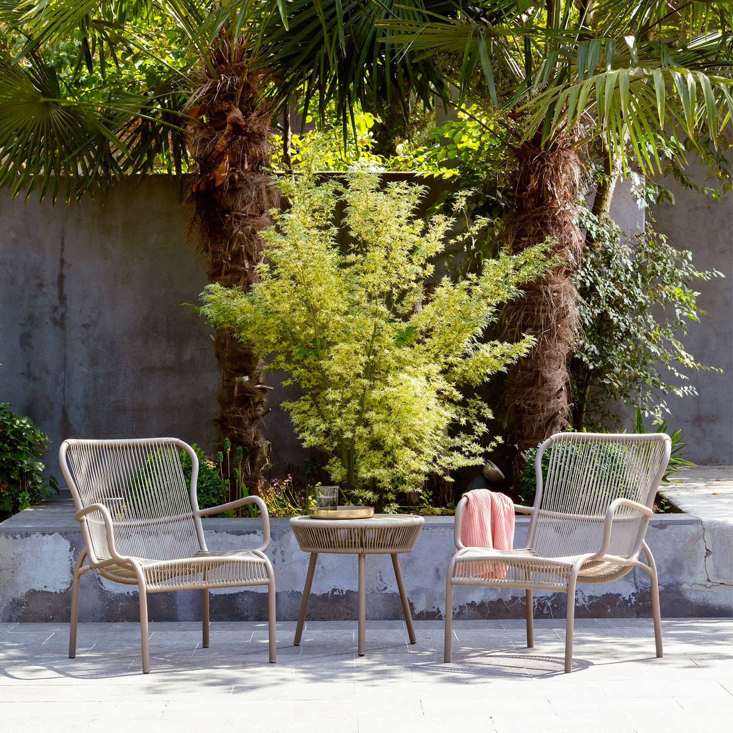 Fauteuil lounge LOOP corde Vincent Sheppard