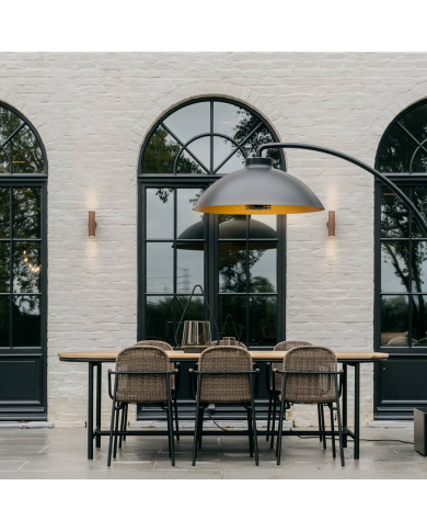 Table WICKED 200 x 90 cm Noire Vincent Sheppard