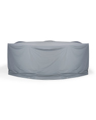 Rectangular protective cover for Ethnicraft garden set