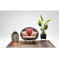 TIKA solar lantern H69 cm on teak base Vincent Sheppard