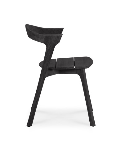BOK chair teak varnished black Ethnicraft