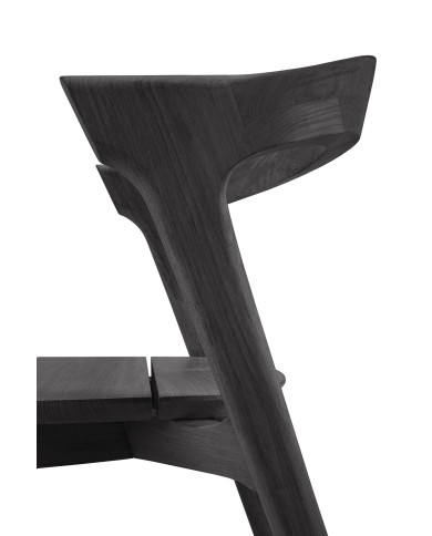 BOK chair teak varnished black Ethnicraft