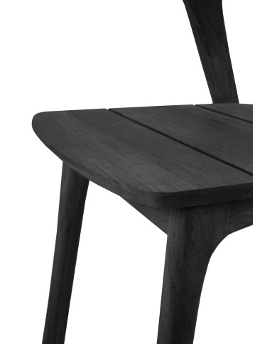 BOK chair teak varnished black Ethnicraft