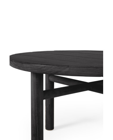 QUATRO Coffee table Black varnished teak Ethnicraft