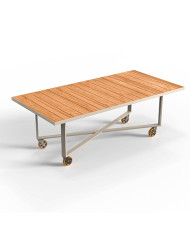 BOK teak table with black varnish Ethnicraft