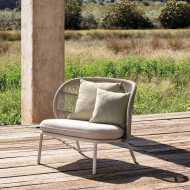 Fauteuil Lounge KODO Blanc Dune Vincent Sheppard