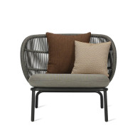 KODO Fossil grey armchair Vincent Sheppard