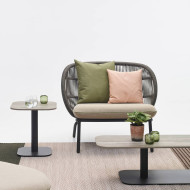 KODO Fossil grey armchair Vincent Sheppard