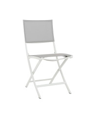 Chaise empilable blanche BASTINGAGE Les Jardins