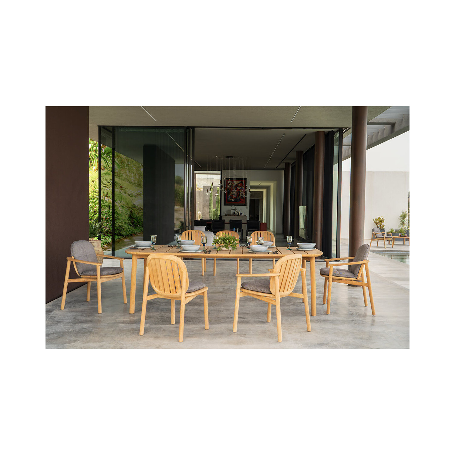 TWINS Emu teak chair