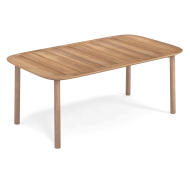 Table rectangulaire teck TWINS Emu