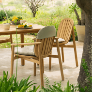 TWINS teak lounge chair Emu