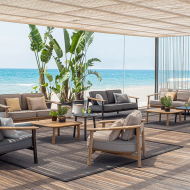 Table Basse TWINS teck Emu 85*85