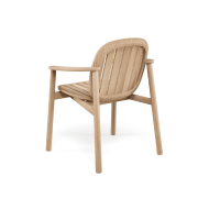 Fauteuil empilable teck TWINS Emu