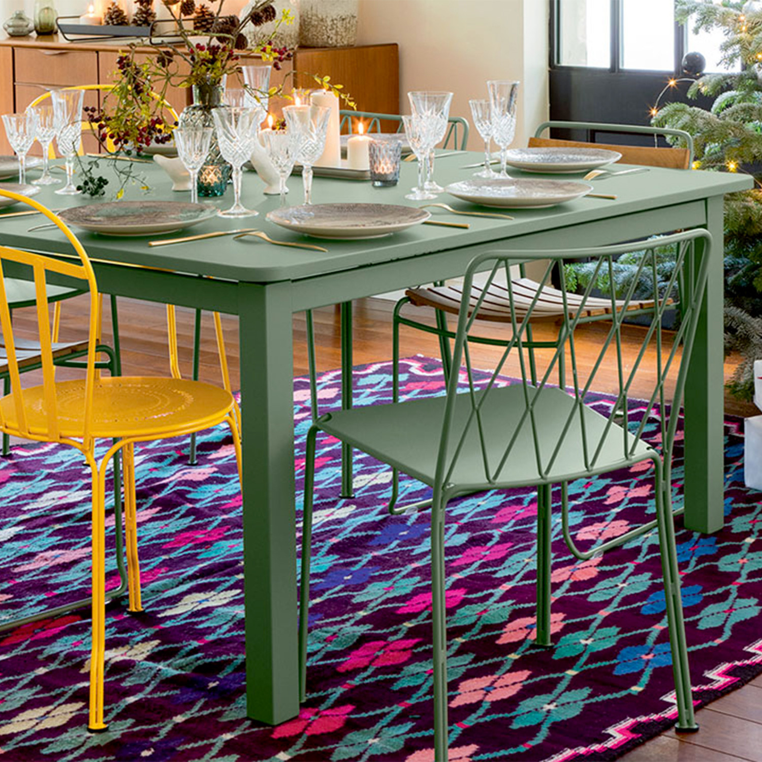 Table carrée CRAFT 143*143 Fermob