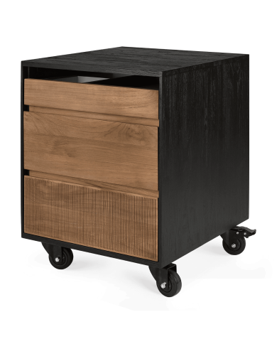 OSCAR Ethnicraft 3-drawer pedestal