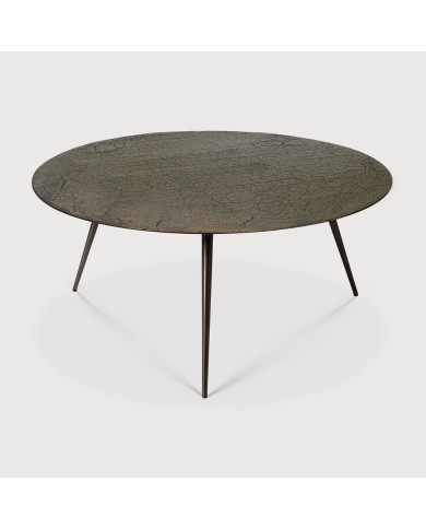 LUNA Ethnicraft round coffee table Ø80 cm