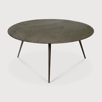 LUNA Ethnicraft round coffee table Ø80 cm