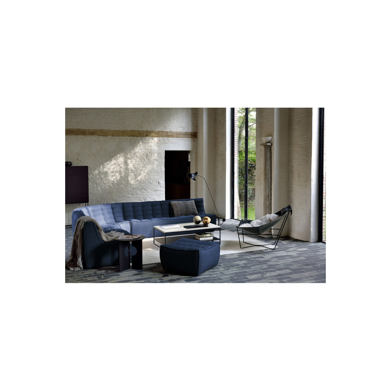 N701 square corner module Ethnicraft 91x91x76