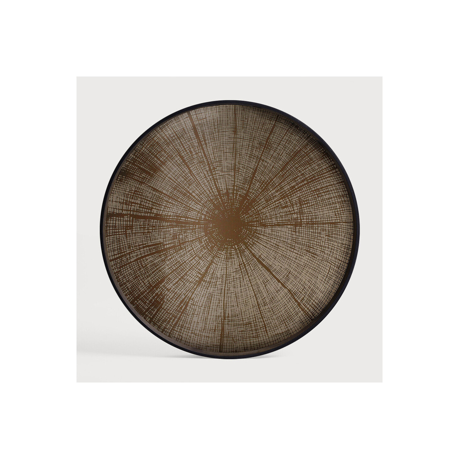 Plateau en miroir SLICE Bronze Ø61cm Ethnicraft