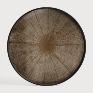 Plateau en miroir SLICE Bronze Ø61cm Ethnicraft