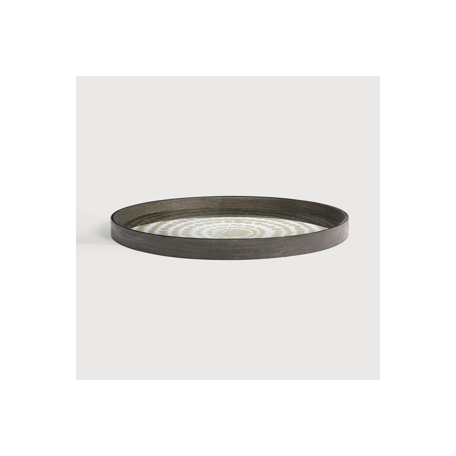 Plateau en miroir BEADS gold Ø61cm Ethnicraft