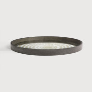 Plateau en miroir BEADS gold Ø61cm Ethnicraft