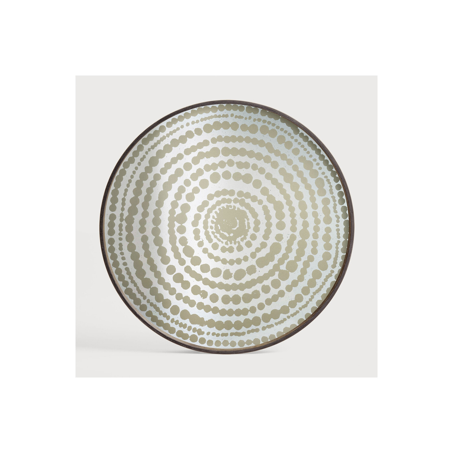 BEADS gold mirror tray Ø61cm Ethnicraft