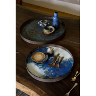 Plateau en miroir BEADS Seaside Ø61cm Ethnicraft