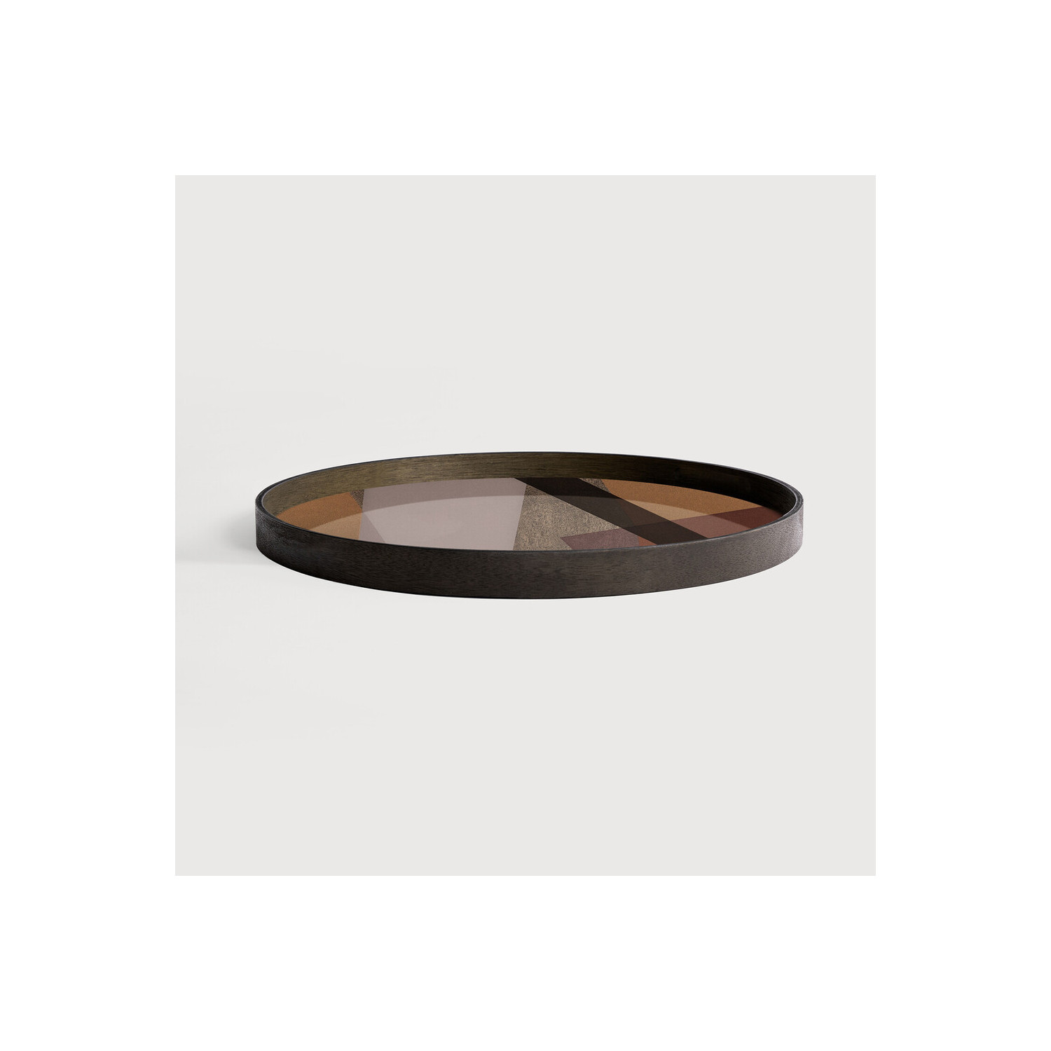 Plateau en verre ANGLE Pinot Ø61cm Ethnicraft