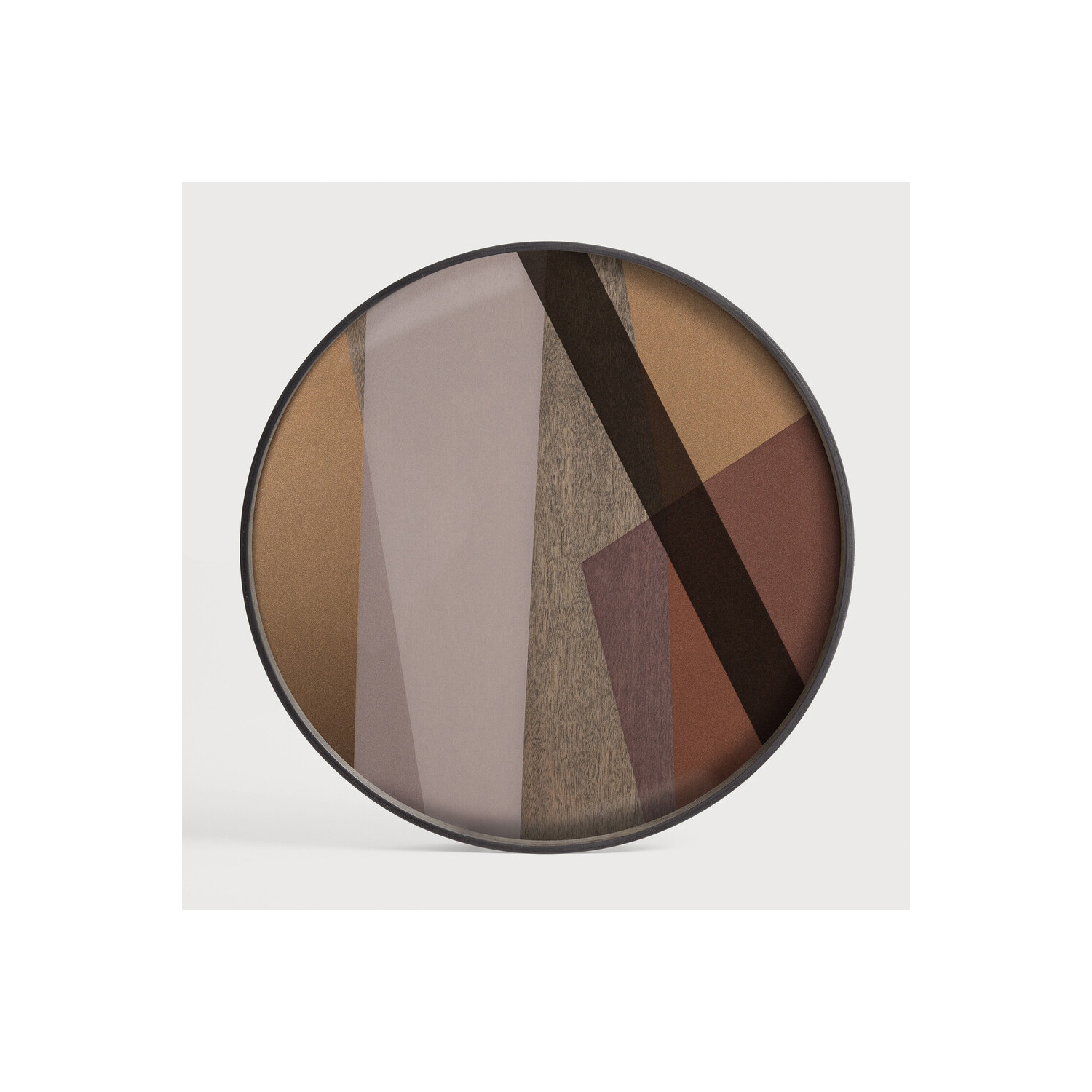 Plateau en verre ANGLE Pinot Ø61cm Ethnicraft