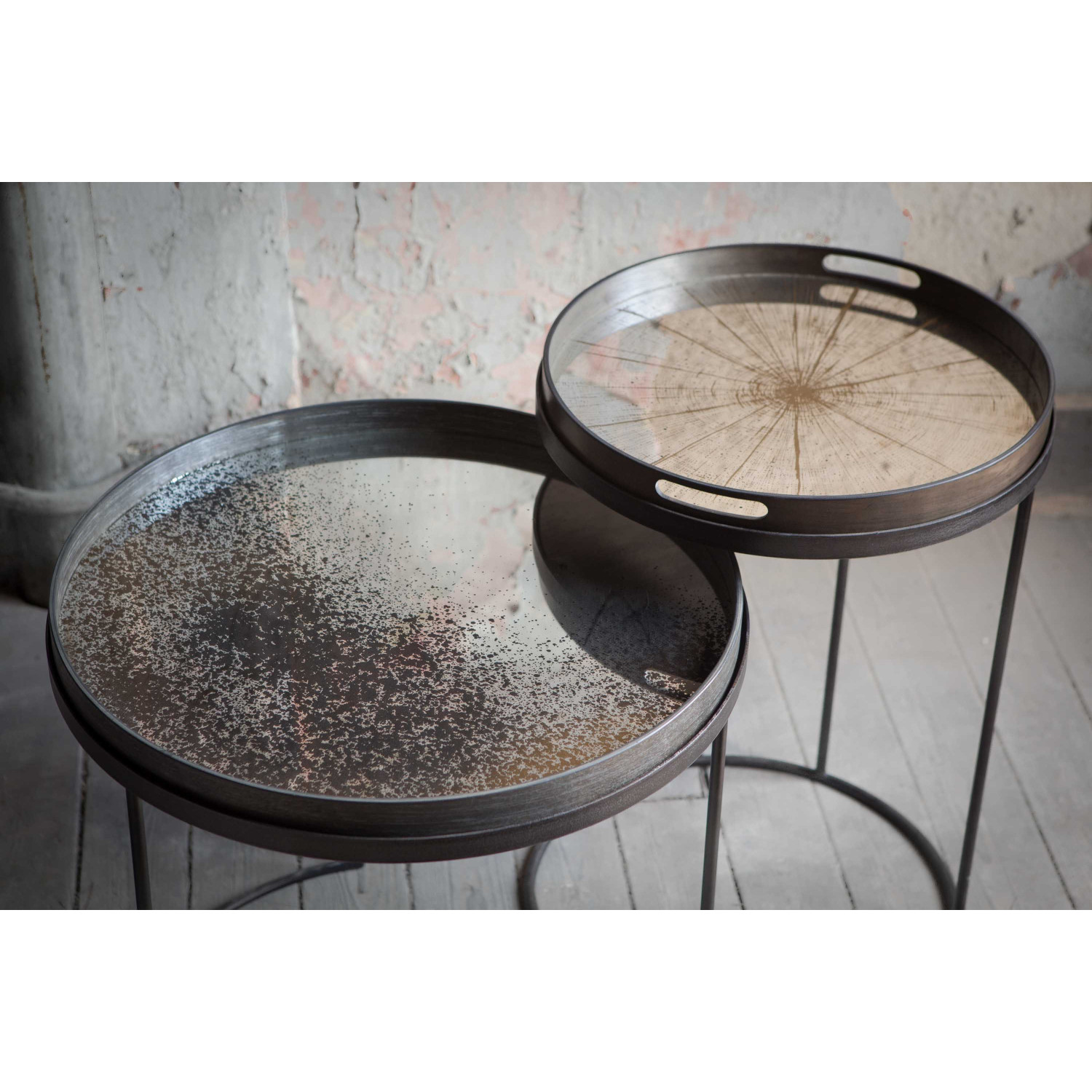 Plateau en miroir AGED clear Ethnicraft