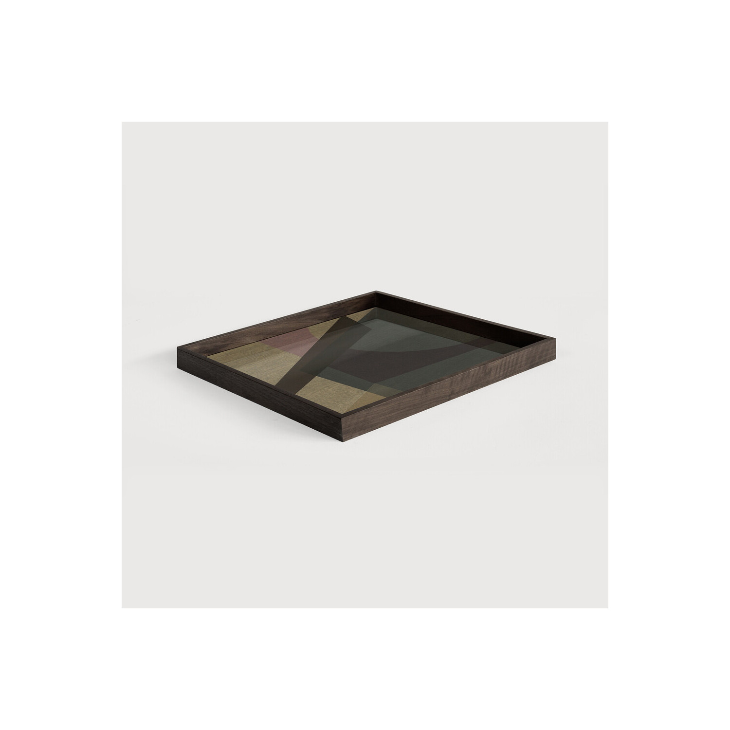 ANGLE square (L) glass tray Ethnicraft