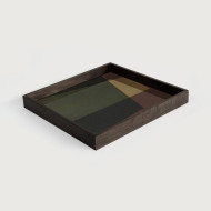 ANGLE square (S) glass tray Ethnicraft