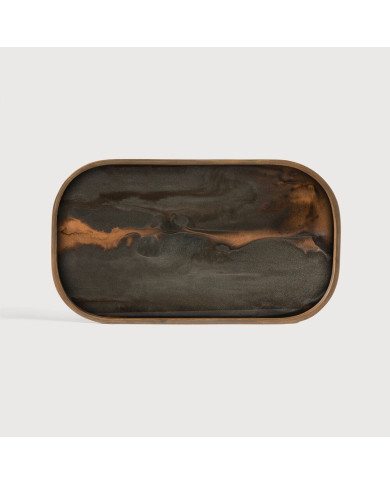 Plateau en verre ORGANIC rectangle Ethnicraft