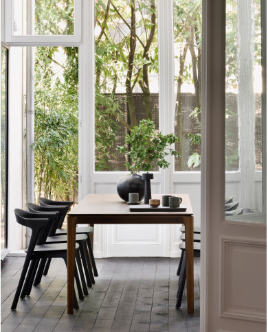 BOK teak brown table Ethnicraft