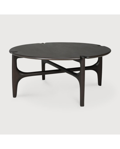 Table basse ronde PI acajou brun Ethnicraft