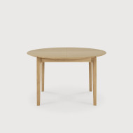 Table ronde à rallonge BOK chêne Ethnicraft