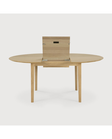 Table ronde à rallonge BOK chêne Ethnicraft
