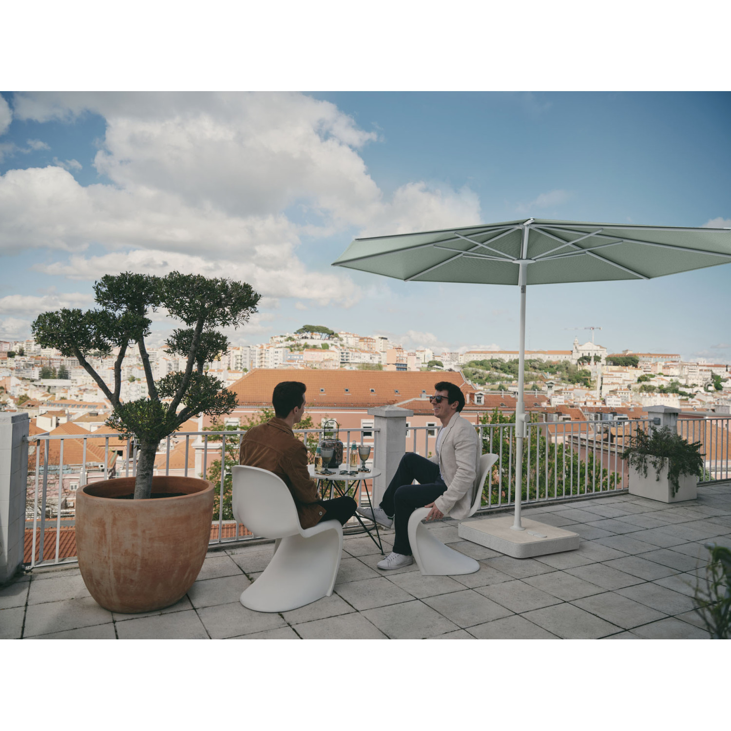 Parasol rond TWIST Glatz