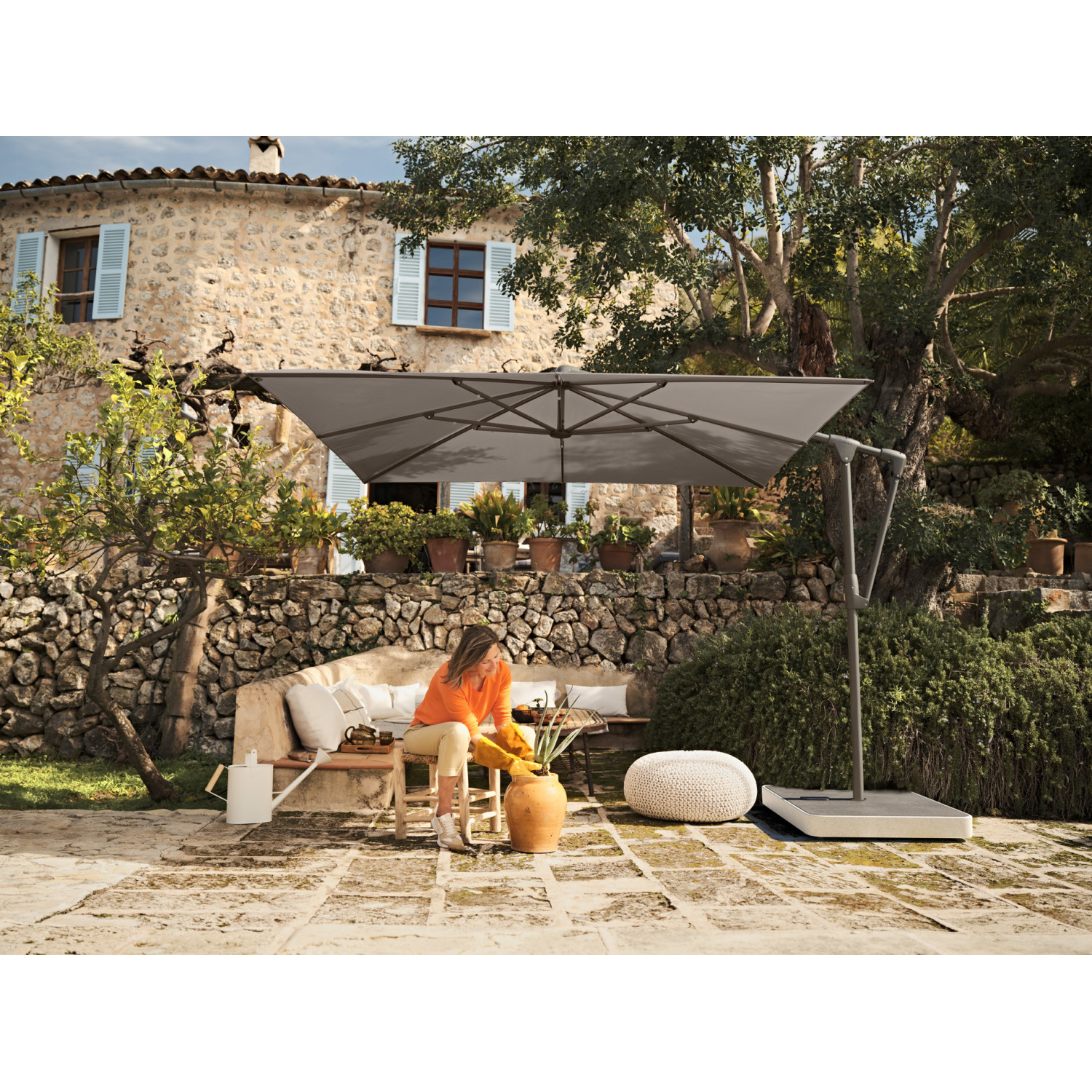 Parasol carré SUNWING CASA Glatz