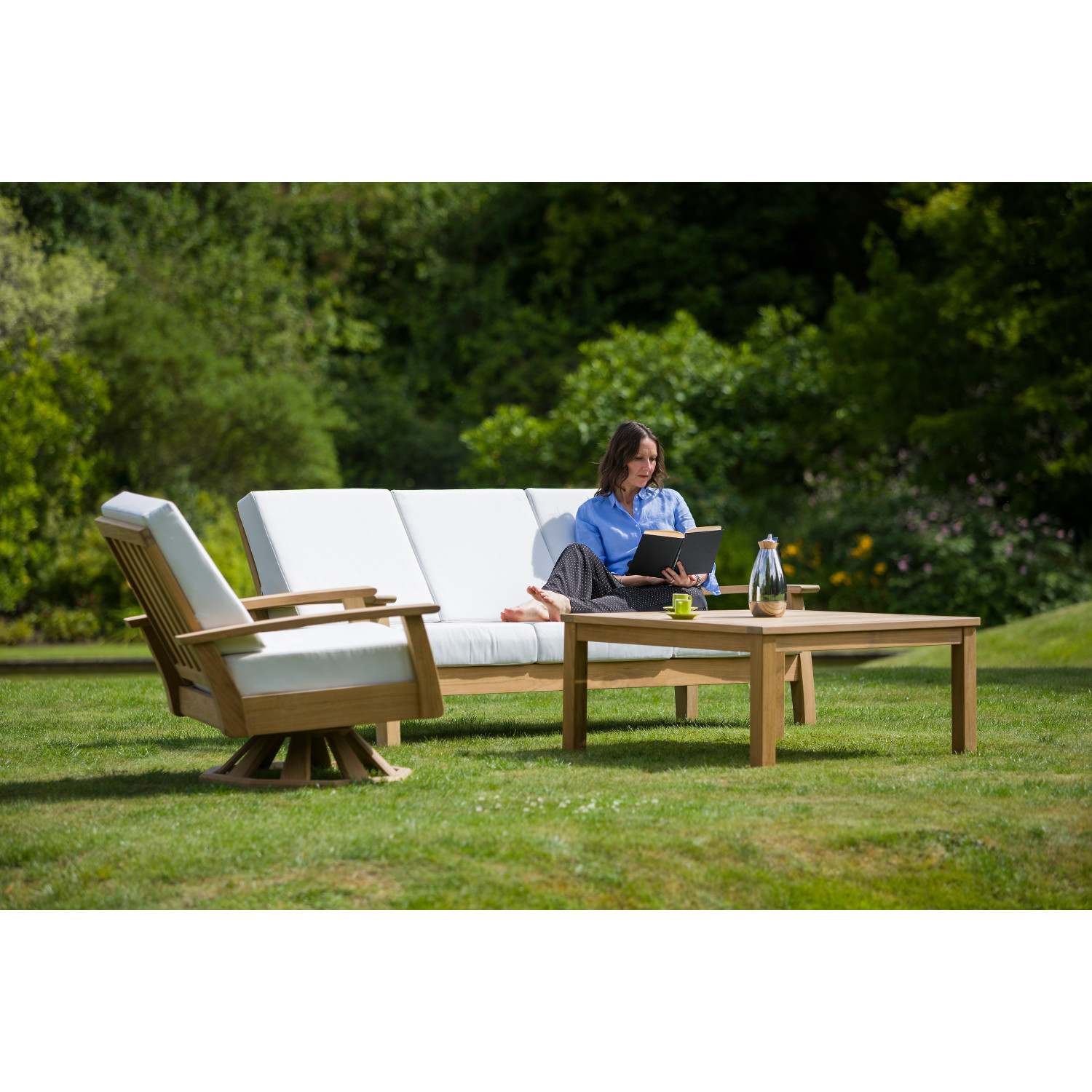 Fauteuil HAVEN SWIVEL ROCKER Barlow Tyrie