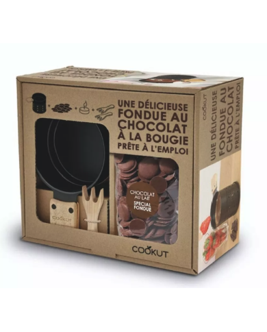 Cookut LUMI chocolate fondue with candle 