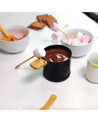 Coffret fondue chocolat à la bougie Cookut