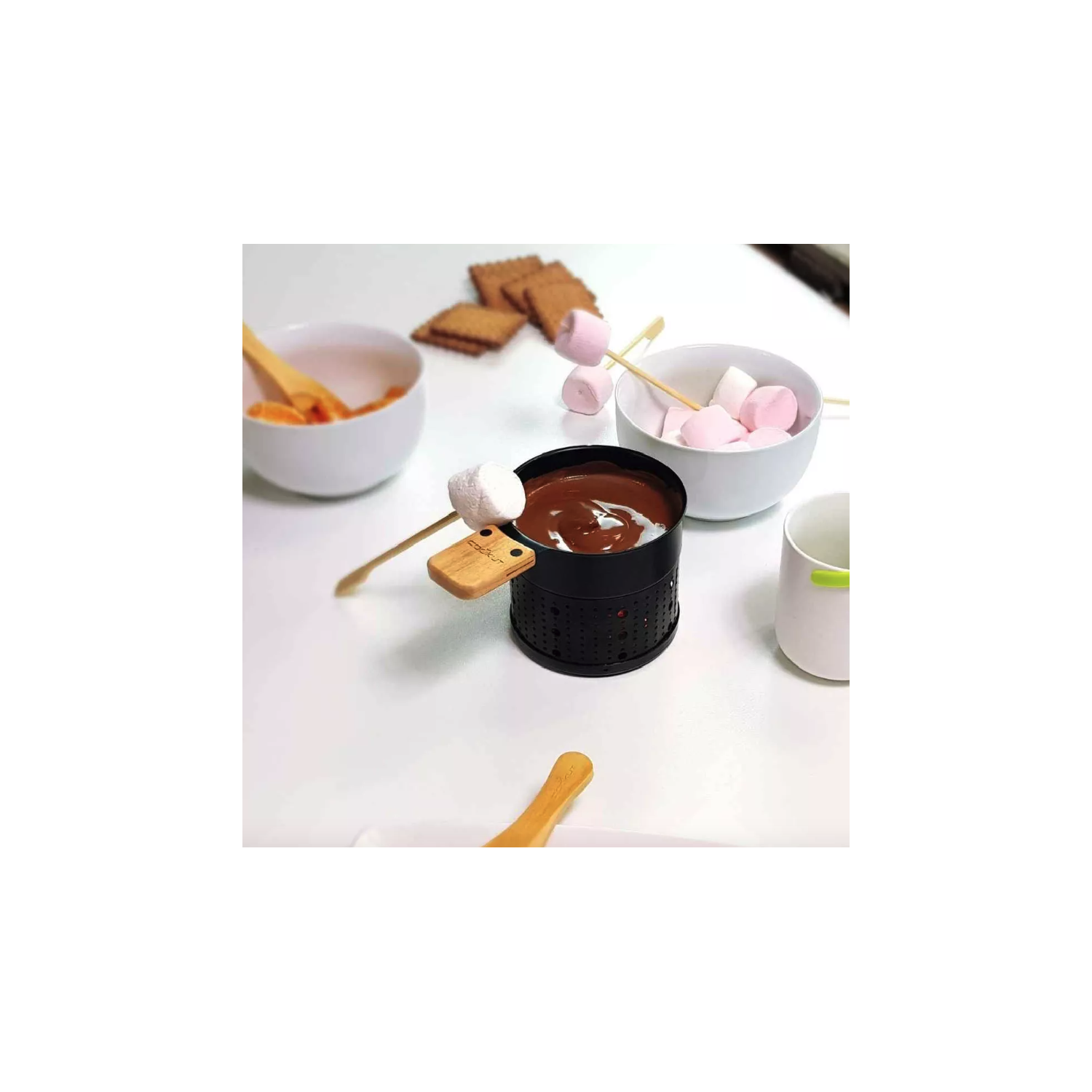 Cookut LUMI chocolate fondue with candle 