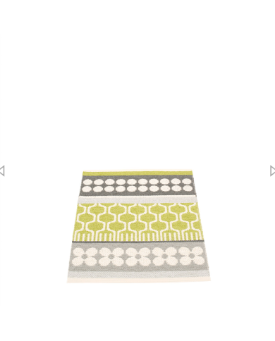 ASTA lime outdoor carpet Pappelina