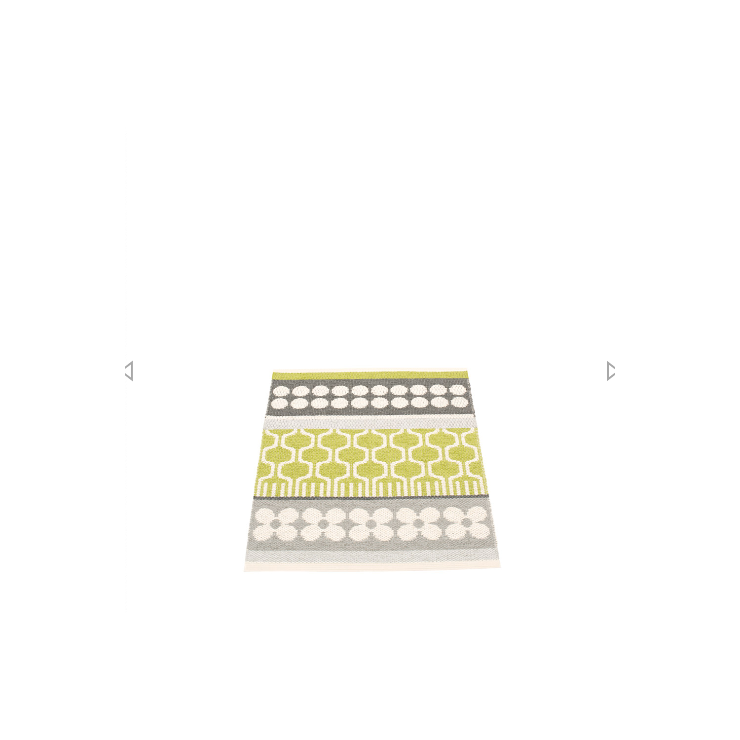 ASTA lime outdoor carpet Pappelina
