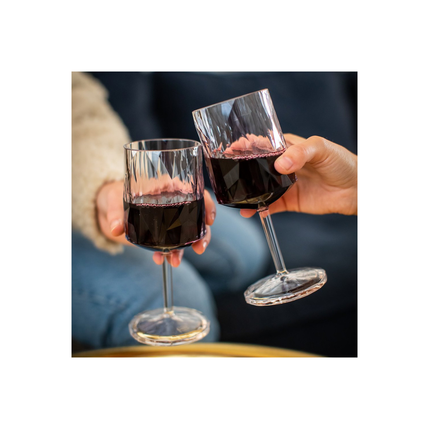 Lot de 6 SUPERVERRE à vin (250 ml) Koziol