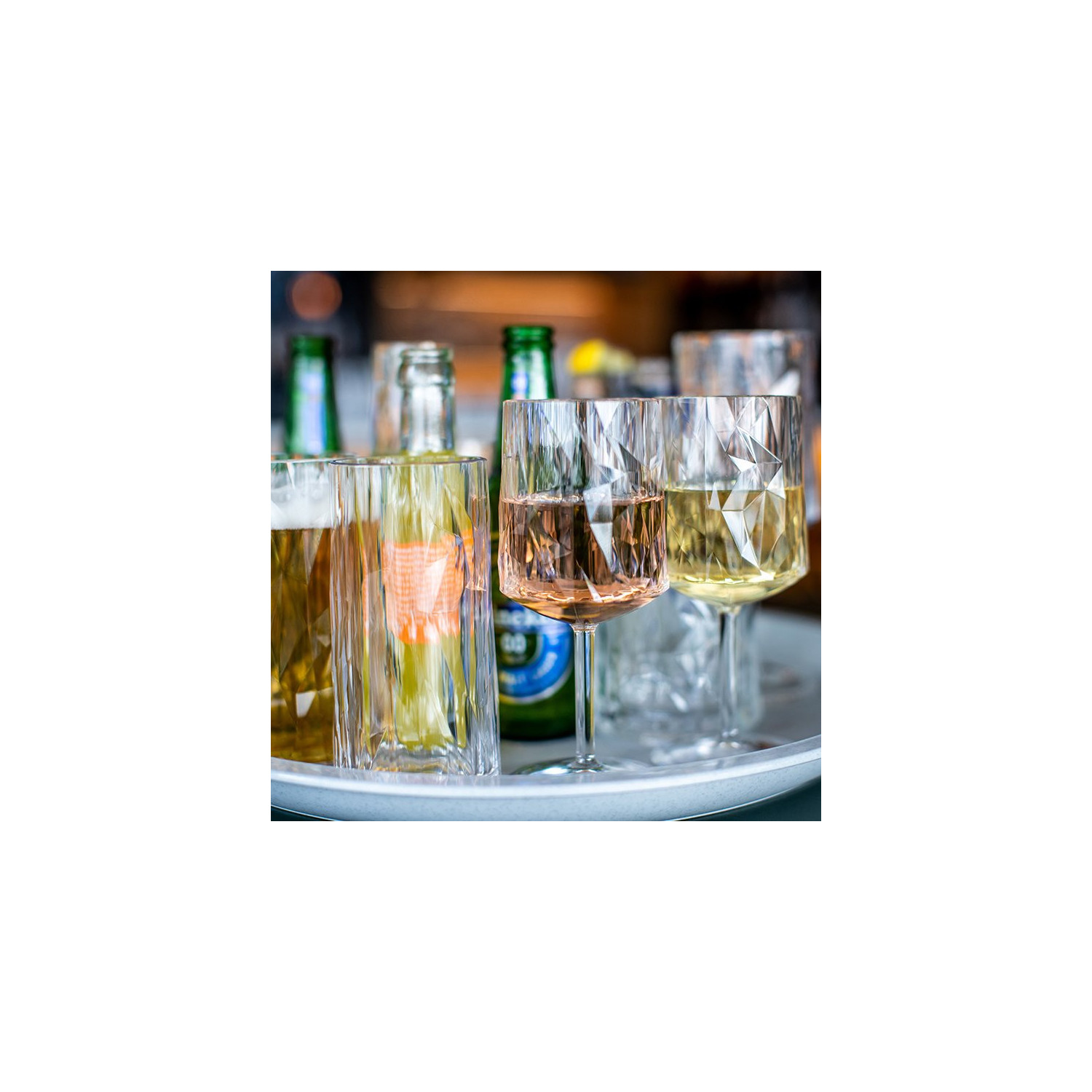 Lot de 6 SUPERVERRE à vin (250 ml) Koziol